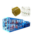 3 or 4 strands PP danline rope twisting machine double twisted jute rope making equipment